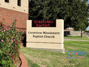 Crestview Baptist Church LED Sign