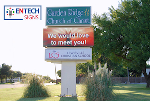 Garden Ridge Church of Christ LED Sign