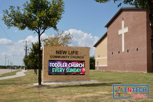 New Life Community Church LED Sign