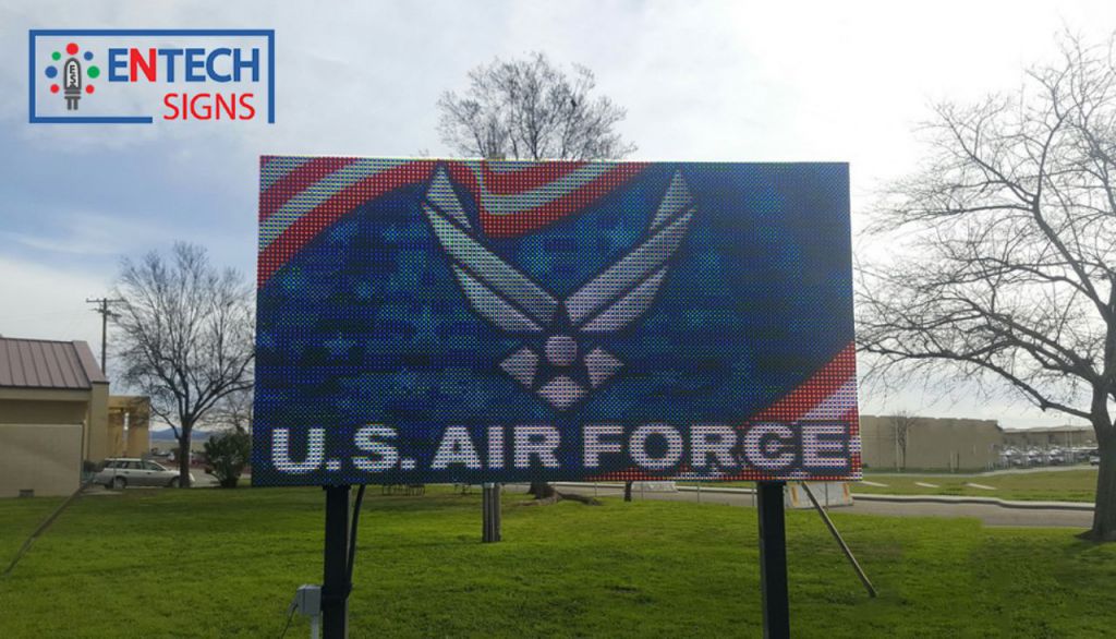 Greet Generals, Officers, and Government Officials on the Flightline with a LED Sign!