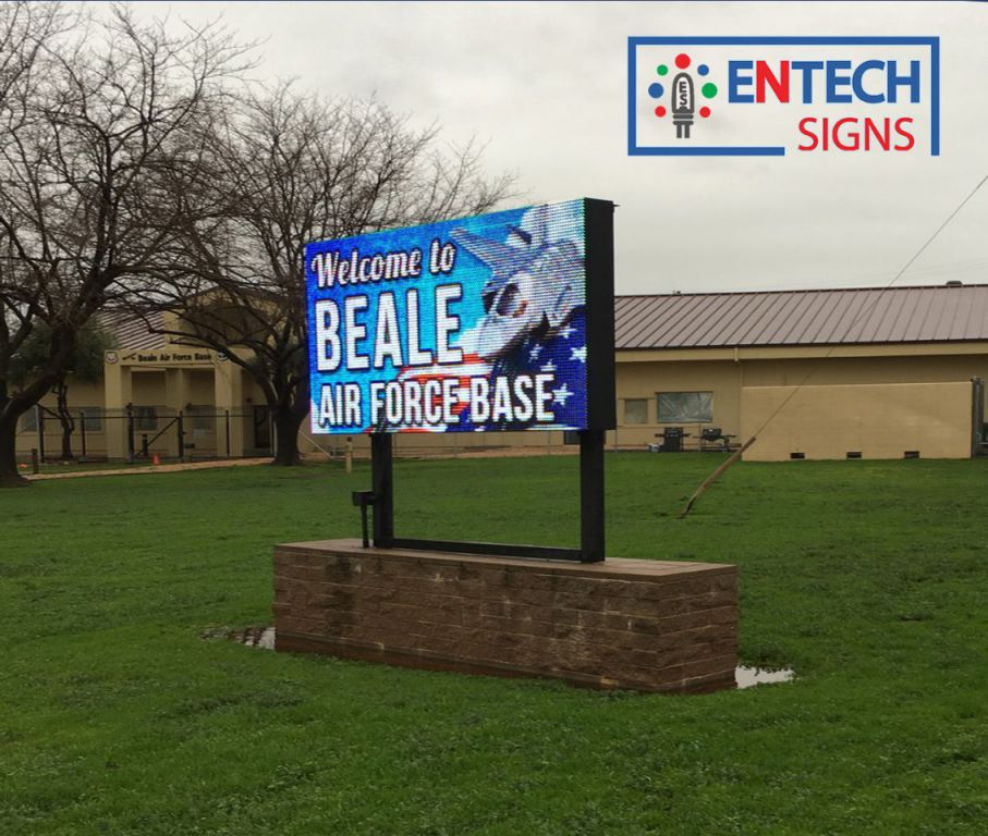 Keep your Airforce Personnel Motivated and Informed with a Digital LED Sign!