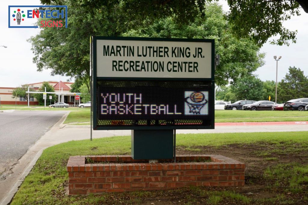 Get kids and students involved at your local Rec Center with a LED Sign!