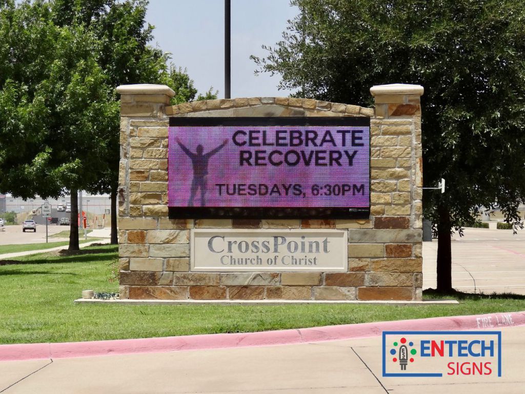 Outdoor Church LED Signs and Marquees Motivate, Inspire and Bring the Community Together!