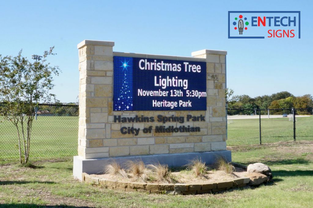 Get residents into the Holiday Spirit with a Digital LED Sign!