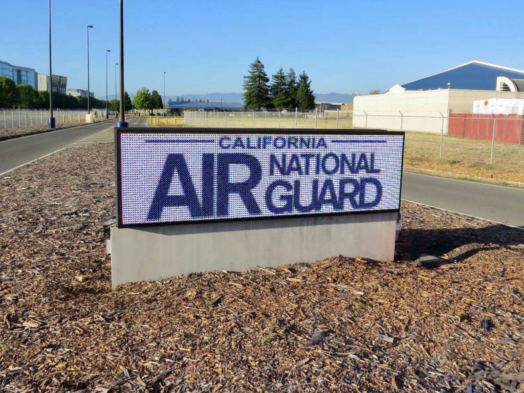 LED Signs at Air Force Bases Greet Employees and Visitors!