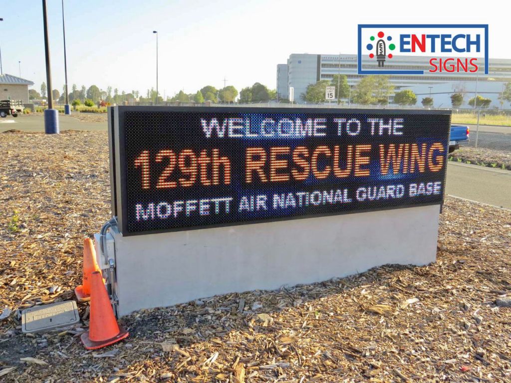 Air National Guard Builds Motivates and Boost Morale with a LED Sign!