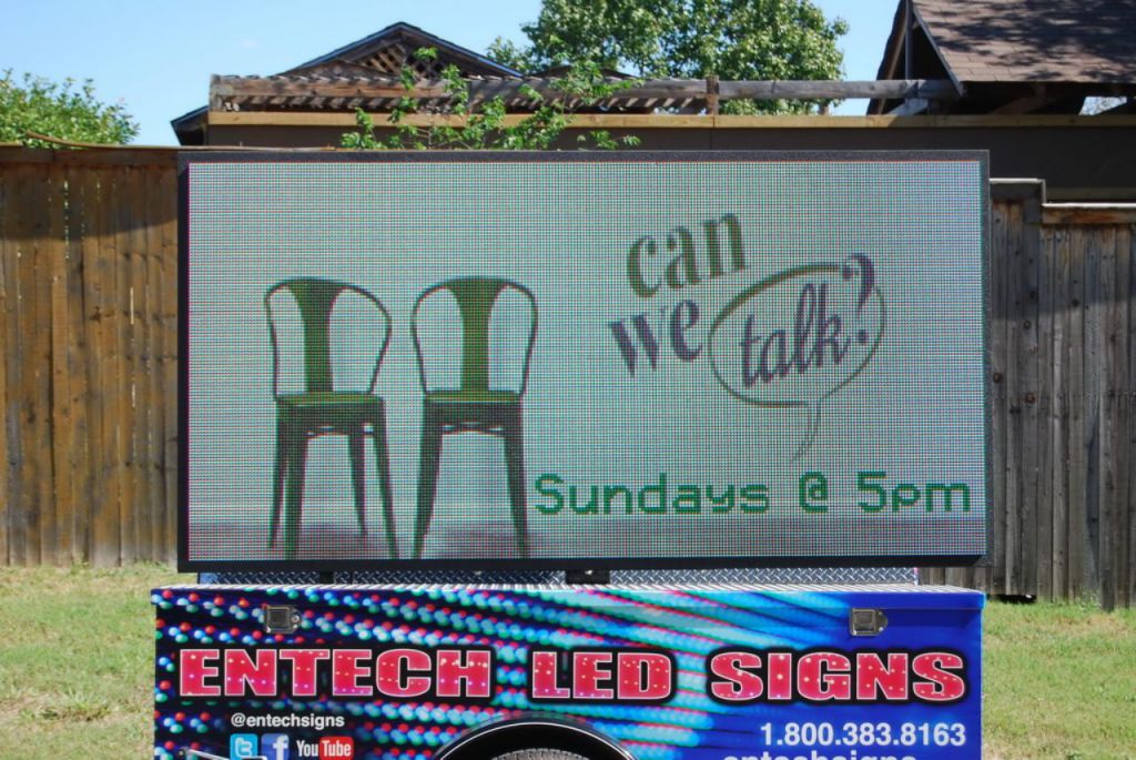 Entech Signs LED Sign Trailer