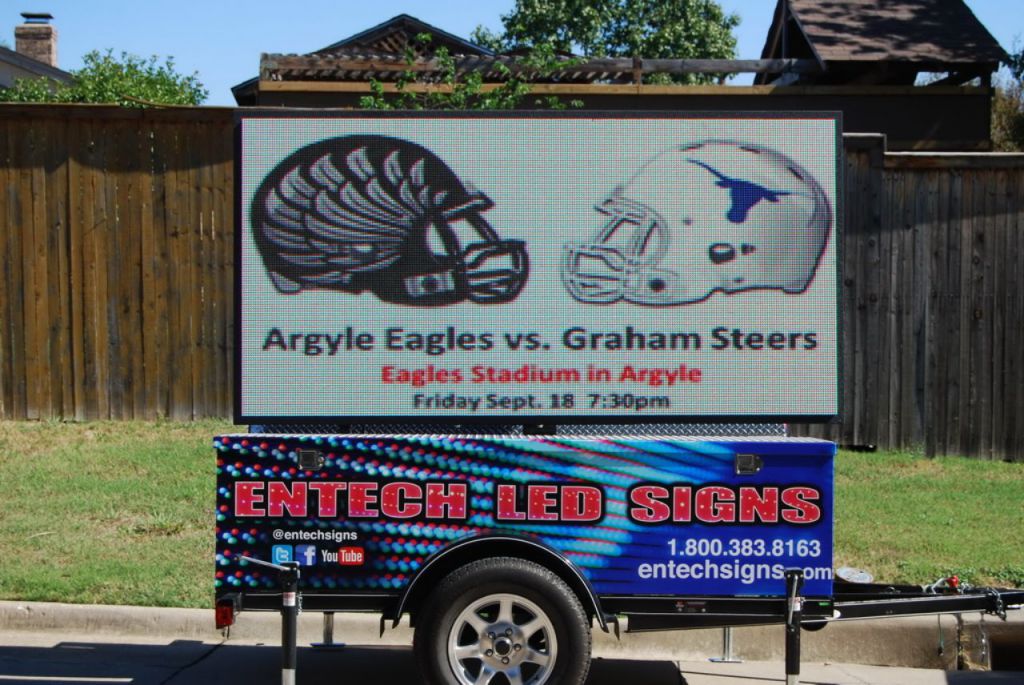 Entech Signs LED Sign Trailer