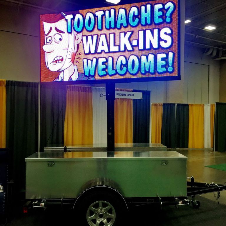 Entech Signs LED Sign Trailer