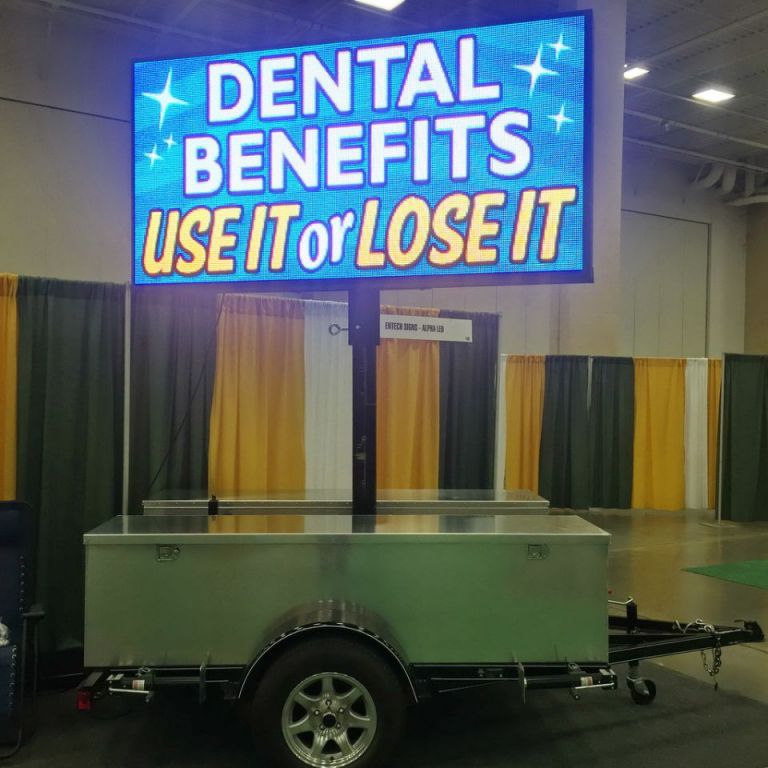 Entech Signs LED Sign Trailer