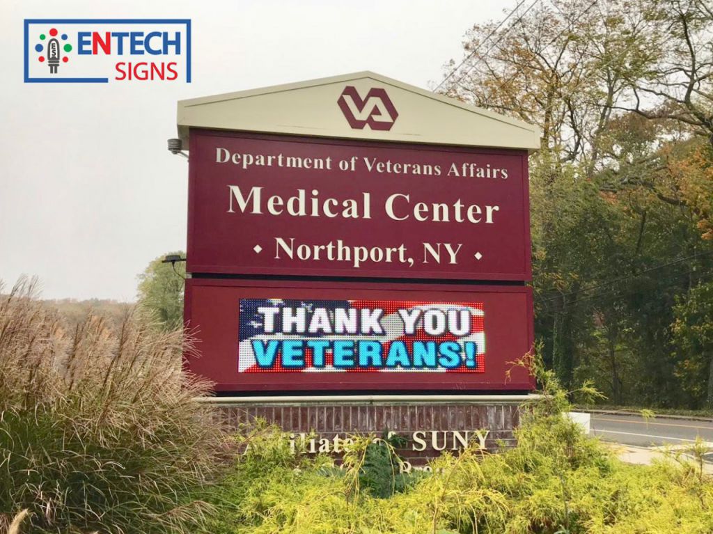 Northport VA Show Appreciation and Thank Veterans with their LED Sign!