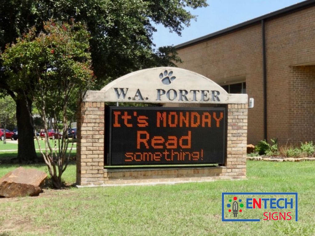 LED Signs Encourage and Motivate Students!
